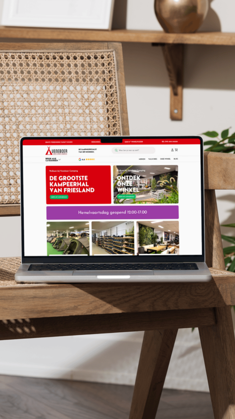 Vernieuwde website